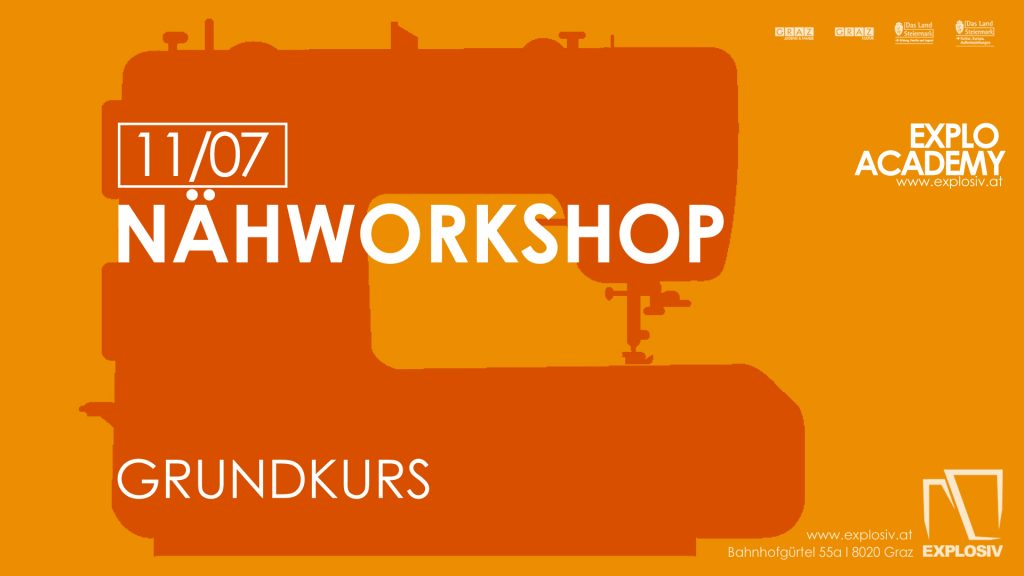 Nähworkshop im Rahmen der Explo Academy