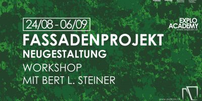 EXPLO ACADEMY - Neugestaltung der Fassade mit Bert L. Steiner