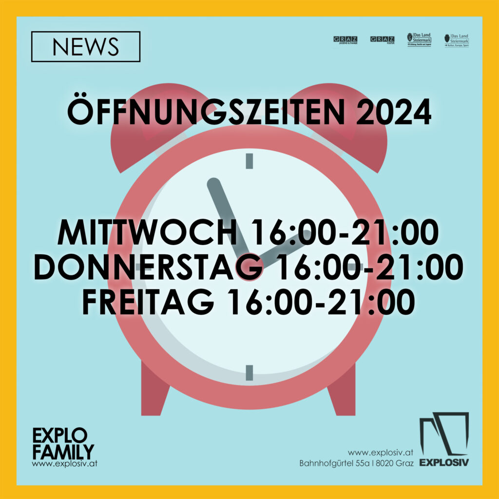 ÖFFNUNGSZEITEN 2024