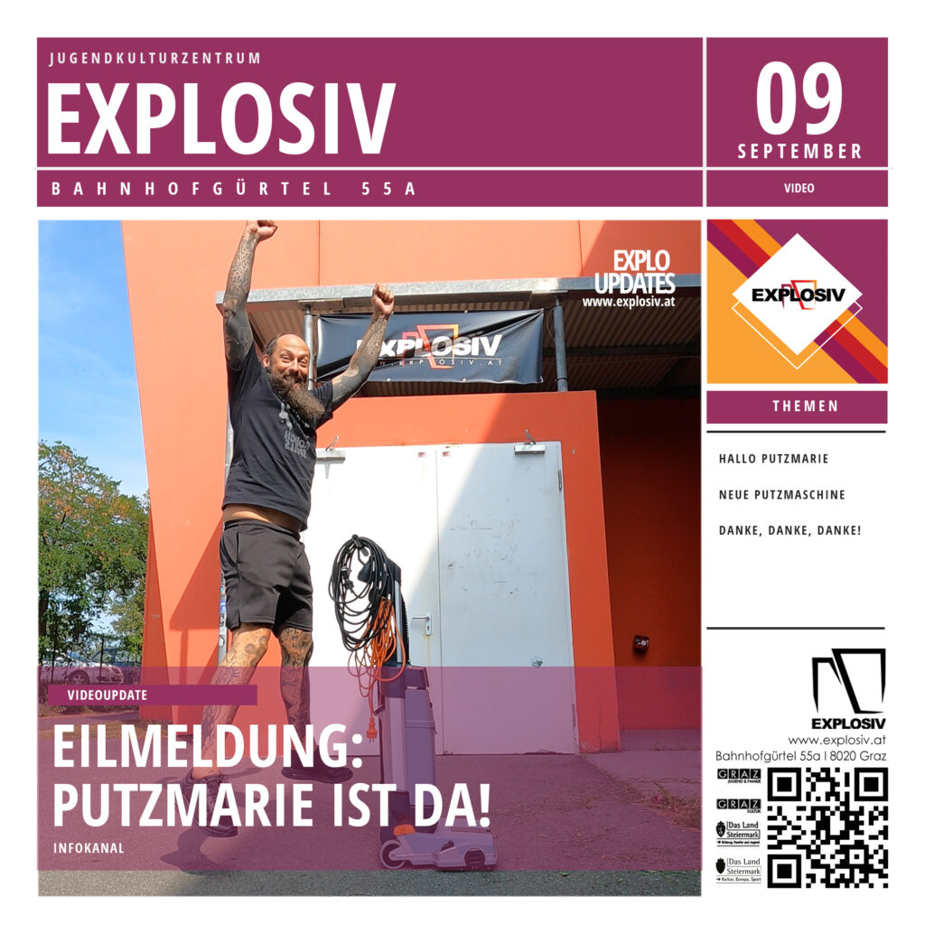 ERFOLGREICHE SPENDENAKTION – PUTZMASCHINE