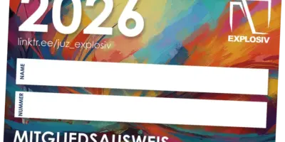 Explosiv. Die Explo-Mitgliedschaft. Der neue Mitgliederausweis 2026