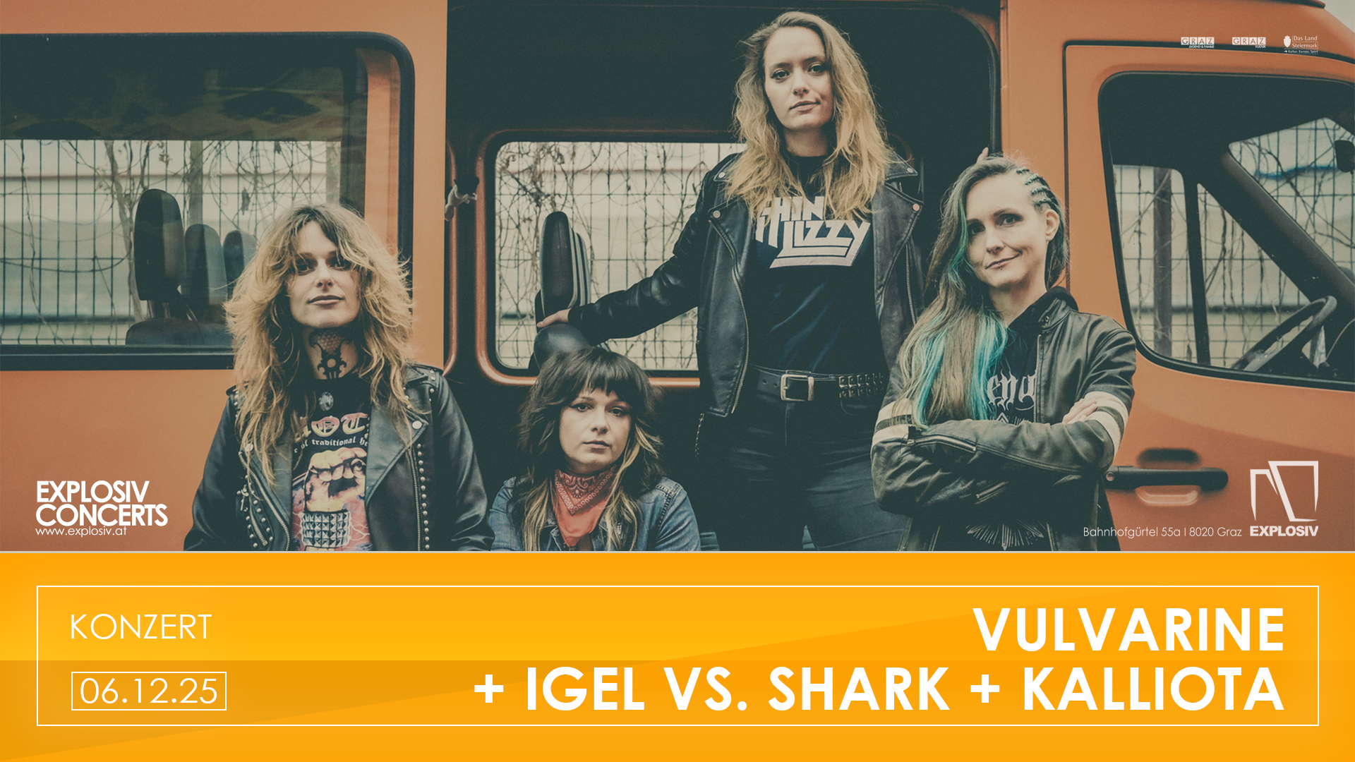 vulvarine, igel vs. shark und kalliota am 06.12.2025
