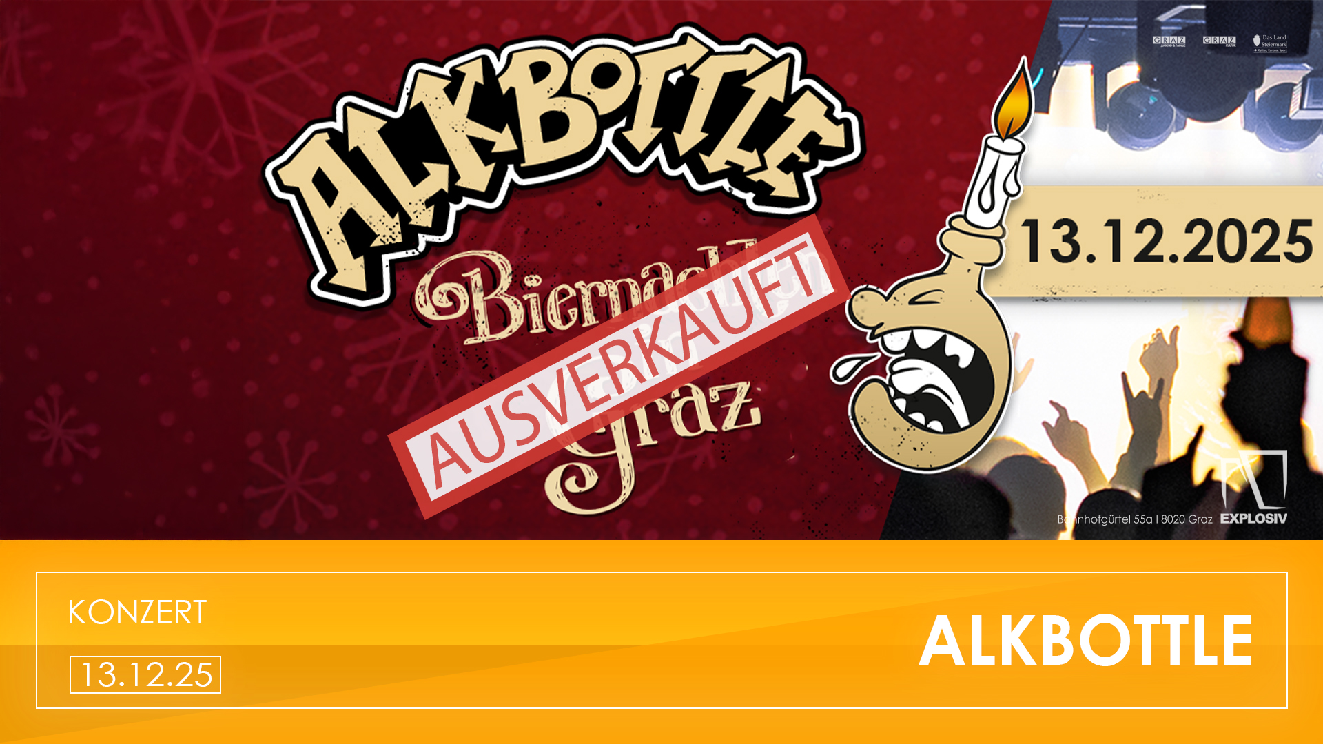 Alkbottle sit ausverkauft am 13.12.2025