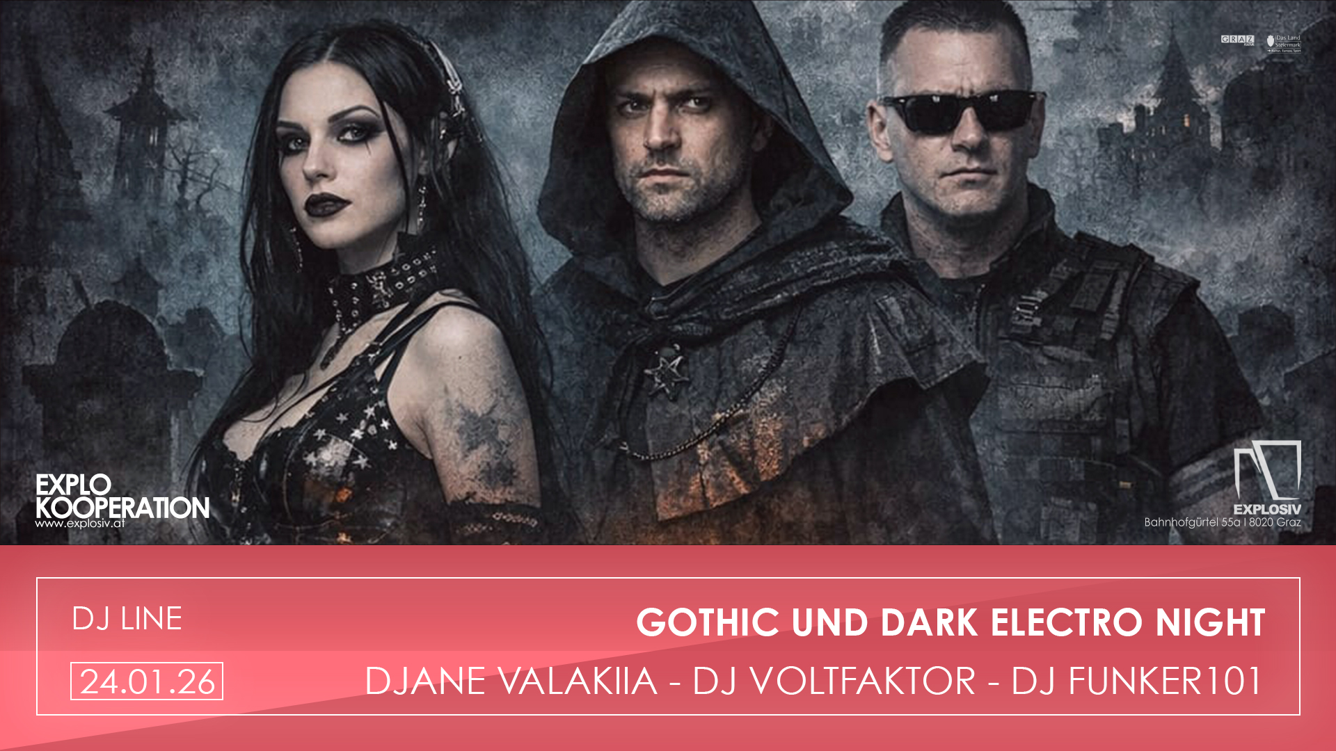 Gothic und Dark Electro Night am 24.01.2026